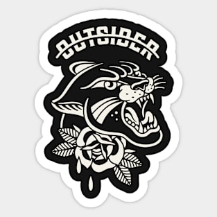 Traditional panther Sticker